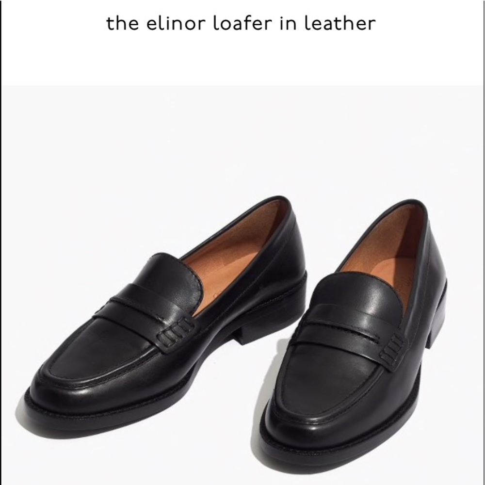 Madewell Elinor Loafer Black Size 11